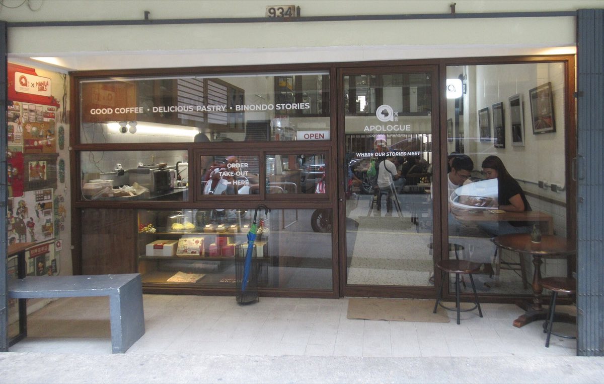 The interior of a Philippine specialty coffee shop