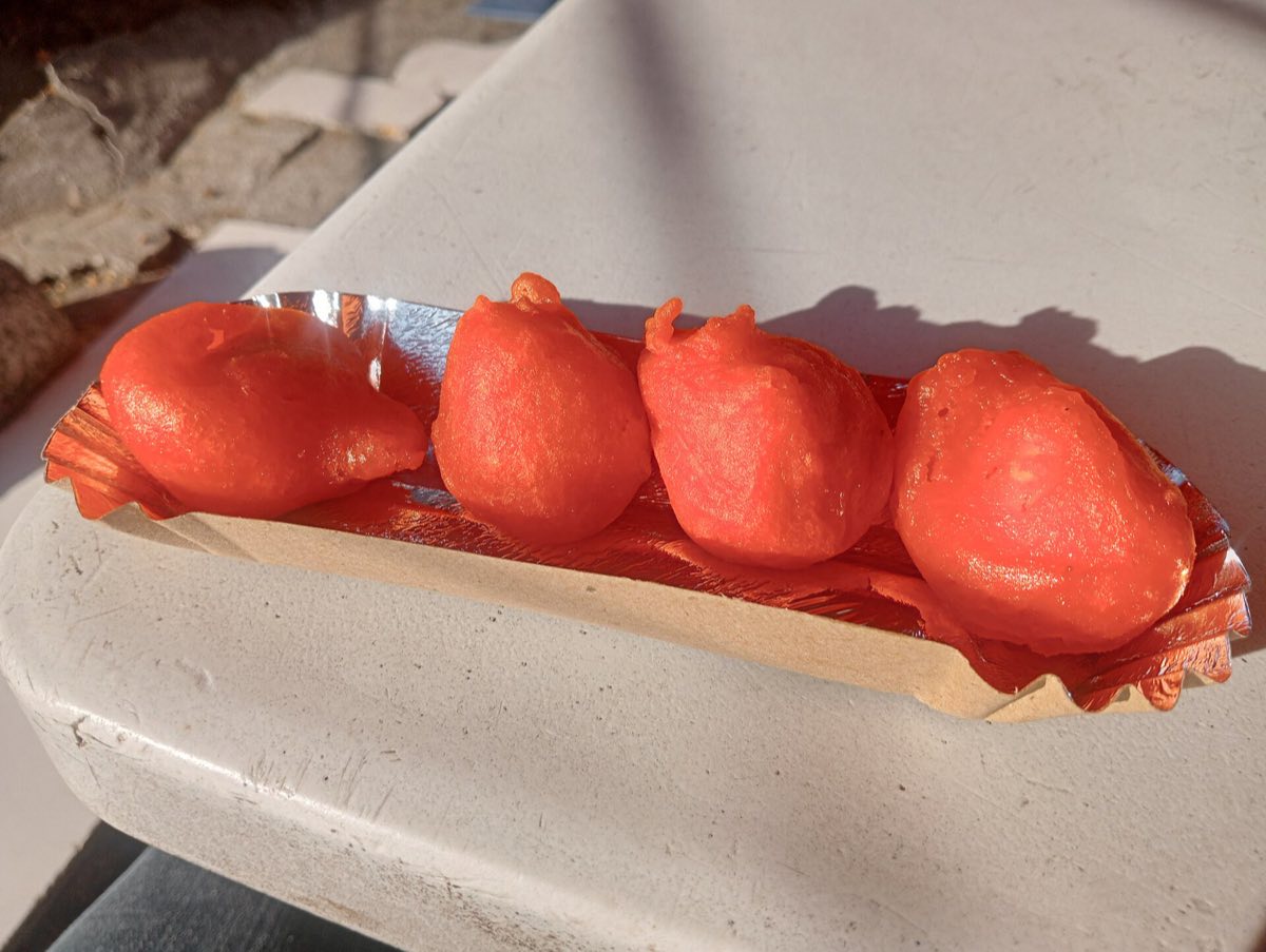 Kwek-kwek, a Filipino street food