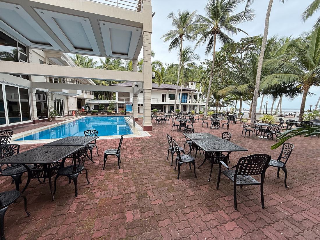 The grounds of Costa Palawan Resort