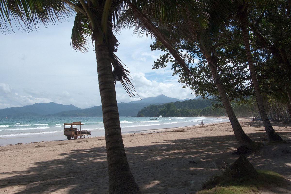 The South China Sea off Sabang, Palawan