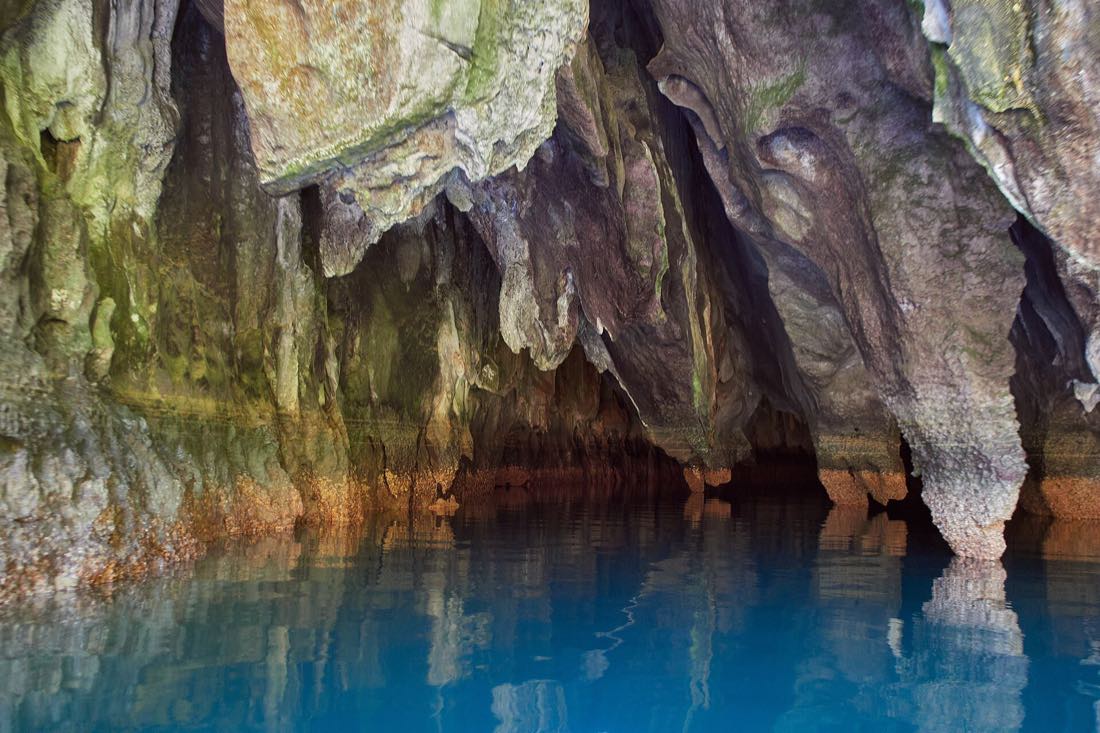 Inside the Puerto Princesa Subterranean River cave